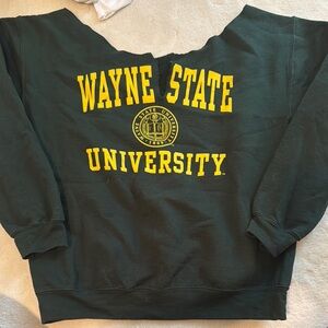 Wayne State University Green Sweatshirt